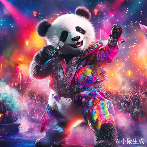 大熊猫与刘德华同台演出璀璨星空下的深情对唱
