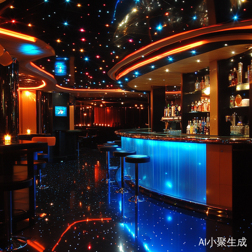 简约风格迪士高酒吧设计理念
