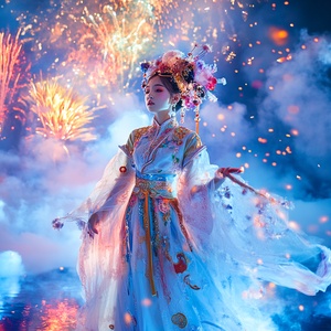 童年版哪吒华丽走秀展现童趣与神秘