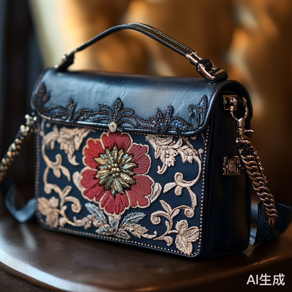 古典包设计结合精致刺绣与复古风格的艺术魅力