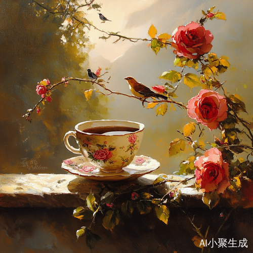 早晨的问候带来幸福与吉祥