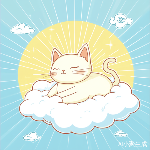 可爱猫咪减压社品牌logo设计理念