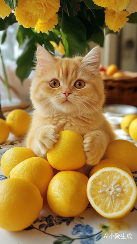 柠檬桃子猫将军，帅气酷酷！精致！吃饭。