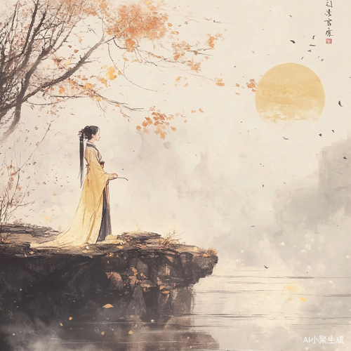 萧萧梧叶送寒声,江上秋风动客情。知有儿童挑促织,夜深篱落一灯明