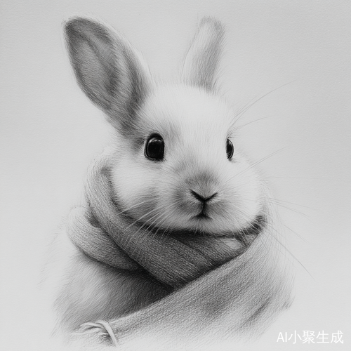 温柔可爱聪明灵活的小白兔