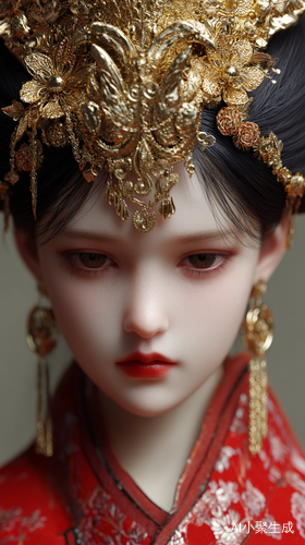 3D渲染风格,超现实主义,一个胖嘟嘟很可爱的古代女子,五官精致,大眼睛双眼皮,眉型为细长的柳叶眉,眉色自然,双眸明亮有神,呈杏仁状,透着温婉,鼻梁小巧精致,恰到好处地勾勒出面部立体感,唇形饱满。途有鲜红的口脂,嘴角微微下,流露出很委屈的样子。她的头发乌黑亮丽,梳成了经典的唐代倭堕髻,倭堕髻插鎏金蔓草纹头饰,发髻高耸且富有层次感,线条优美流畅,一侧别着精美的金色发簪,发簪造型繁复,雕琢着精致的花卉或藤蔓纹样,末端垂有小巧的坠饰,随着人物动作微微晃动,另一侧装饰有华丽的金质花钿头饰,增添了几分雍容华贵。脸上脏兮兮的,满脸落魄她佩戴着一对精致的耳饰,色泽温润,与整体造型相得益彰。 身着粉色唐代襦裙,有破洞、磨损和污渍效果,展现出一种落魄感,内衬为浅绿色,腰间系有同色系腰带打成蝴蝶结。 动作姿态:手里搬着红砖,在工地里 背景环境:具有唐代建筑风格元素,墙壁有斑驳陈旧的质感,色调为古朴的土黄色、褐色等 。 画面整体风格:写实风格,色彩饱和度适中,光影效果自然,体现出唐代的时代氛围和人物的情境 。