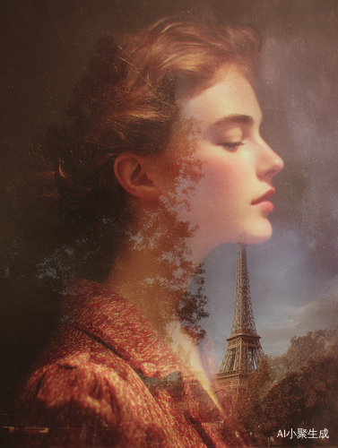 Surreal Photo of Young Woman in Paris by Sarah Moon