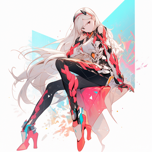 翘着二郎腿