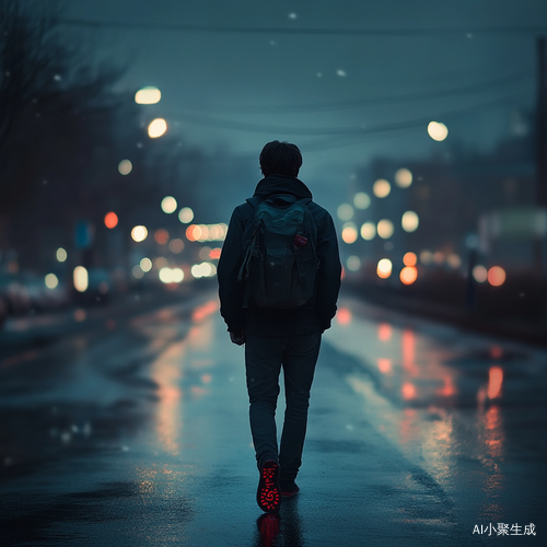 空旷的道路上，路灯忽明忽暗，一股压抑到极致的阴冷气息悄然出现，午夜的城市仿佛被冻结，所有被惊醒的人都朝着道路尽头看去。一个提着背包的年轻男人独自在黑夜中前行，他和整座城市格格不入，每一步迈出都会留下一个血色的鞋印。