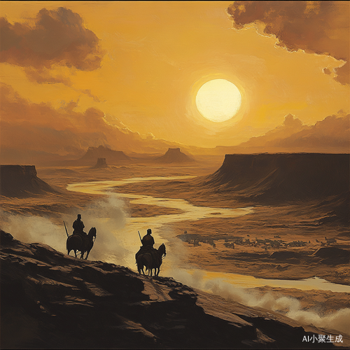 边疆将军与长河落日大漠孤烟的传奇