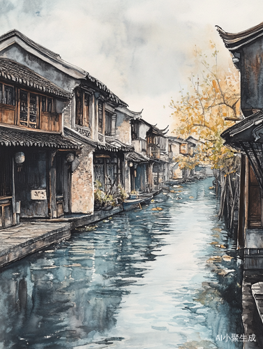 乌镇水乡的诗意与温暖古朴风景