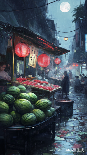 夏日老巷的宁静与美好