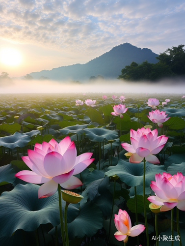人间仙境中的春天奇景