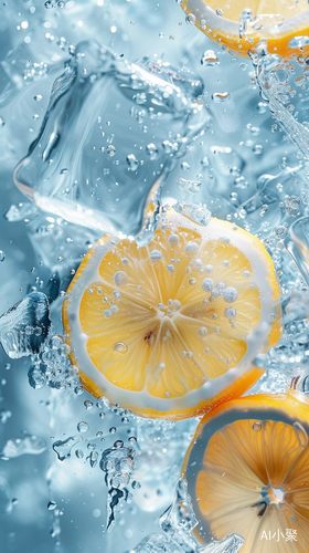 Lemon Wallpaper 775 HD with Ultra-realistic Water and Anime Aesthetics