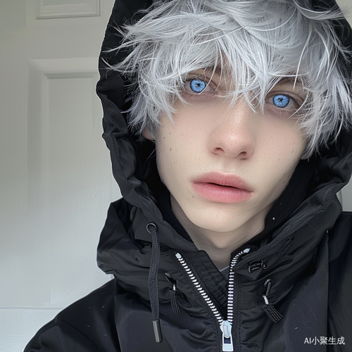 狂拽炫酷的银发少年