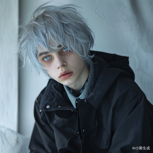 狂拽炫酷的银发少年