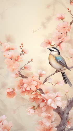 Sweet Oriole Couple: Plum Blossoms, Auspicious Clouds