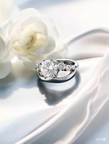 Luxurious Diamonds Rings on an Open Windowsill