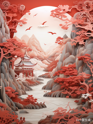 神秘中国山水，艺术品的高端感觉