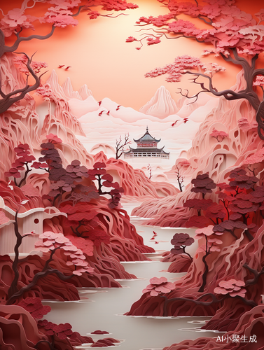 神秘中国山水，艺术品的高端感觉