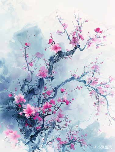 粉彩水墨 - 国风大赏与AI绘画的完美结合