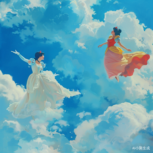 蓝天白云下的美丽故事