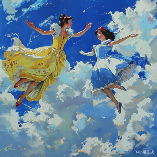 蓝天白云下的美丽故事