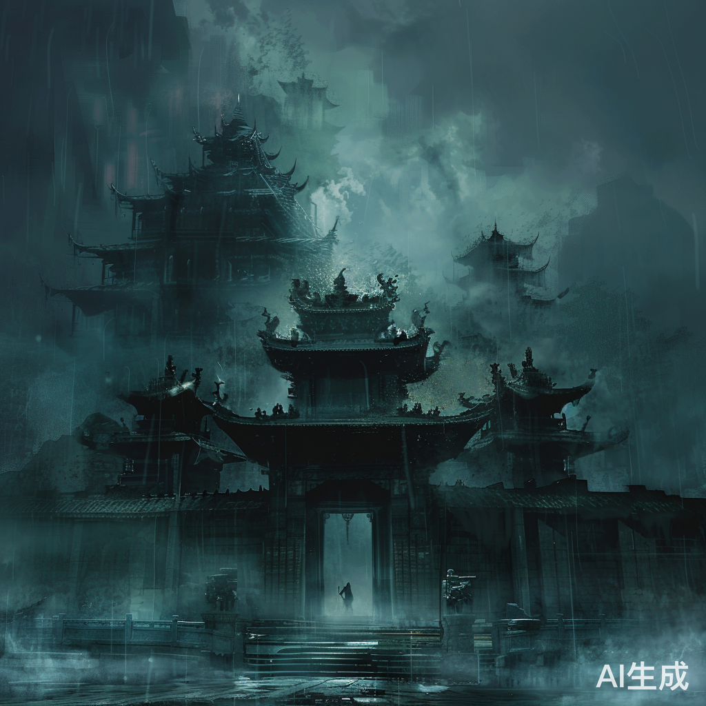 黑夜古寺，微弱灯光，序录