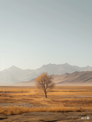 Minimalistic Landscape Movie in Brown Color