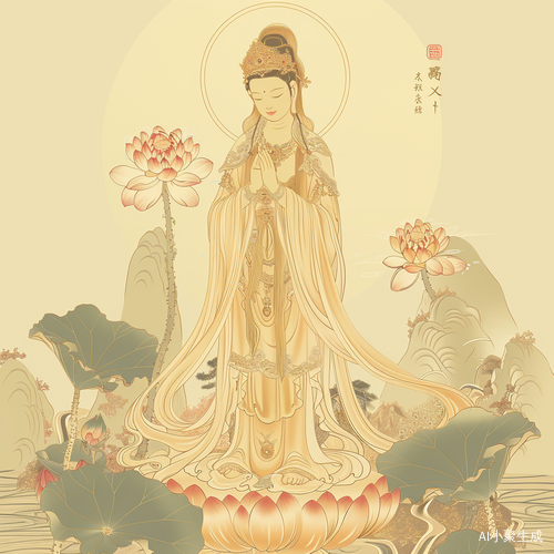 Tranquil Blessings: Compassionate Avalokitesvara Wallpapers