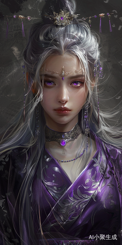 Realistic Picture of a Medieval Asian Empress