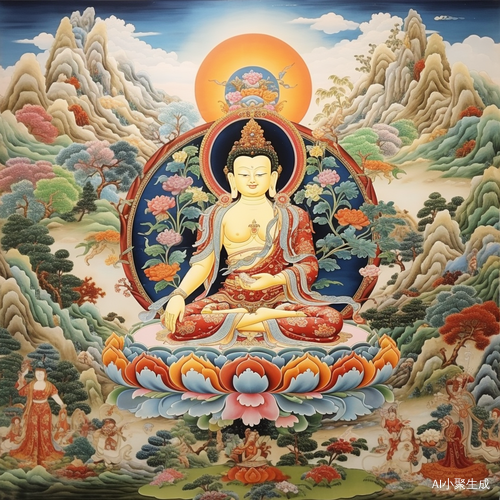 唐卡佛像与观音如来咒语自研，AI插画修复与审美积累