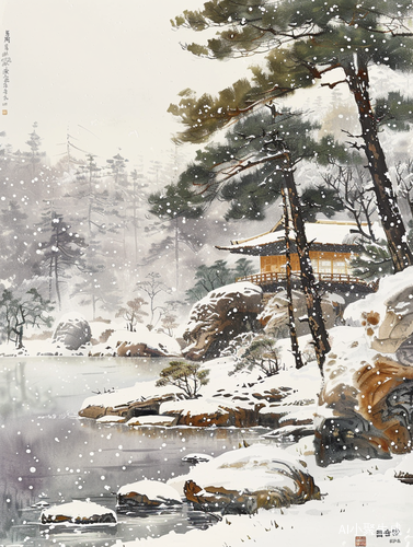 雪里温柔，水边明秀，骨重神寒天庙器