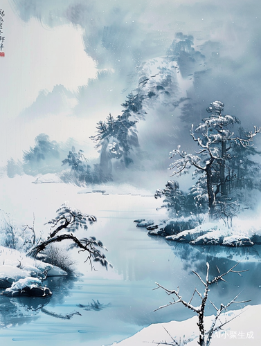 雪里温柔，水边明秀，骨重神寒天庙器