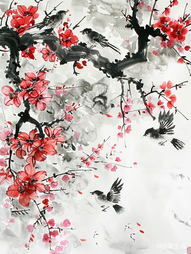 国风花鸟-水墨风艺术分享