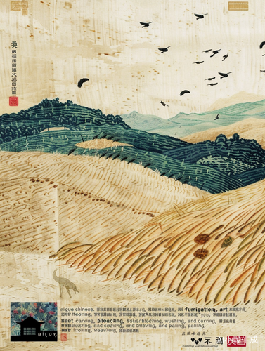 麦秆画，非遗文化与山水艺术的碰撞