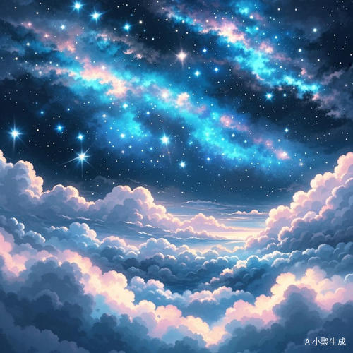 唯美梦幻的星空画