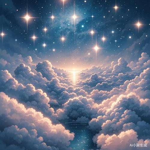 唯美梦幻的星空画