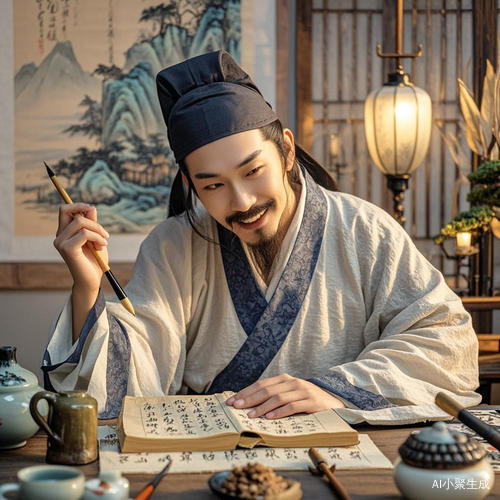 李白醉酒创作诗篇的奇妙瞬间