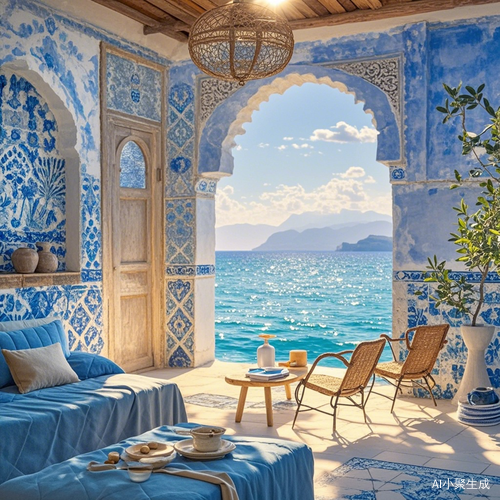 Transforming Space into a Mediterranean Haven of Tranquility