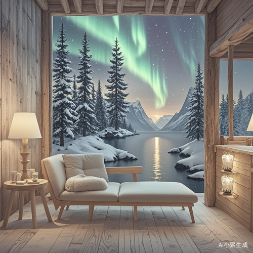 Nordic Grace Embraced by Nature and Serenity