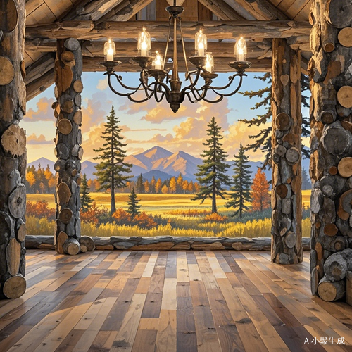 Embracing the Spirit of North Americas Heartland in Rustic Elegance