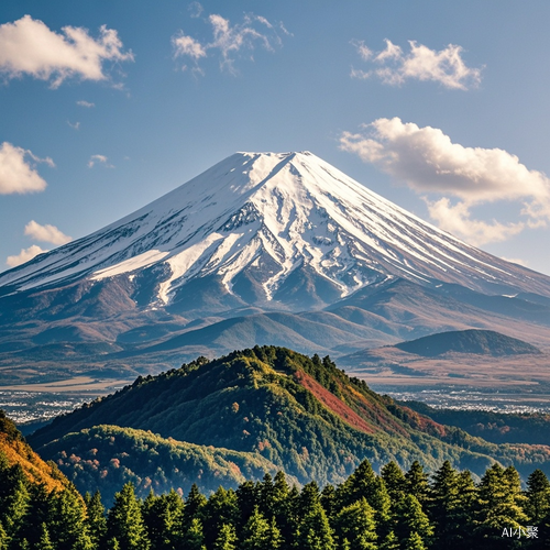 富士山日本最高峰和活火山的介绍