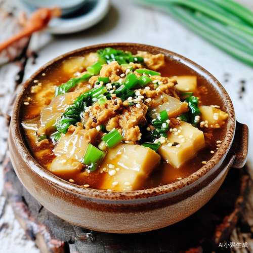 简单美味的土锅白菜炖豆腐做法分享