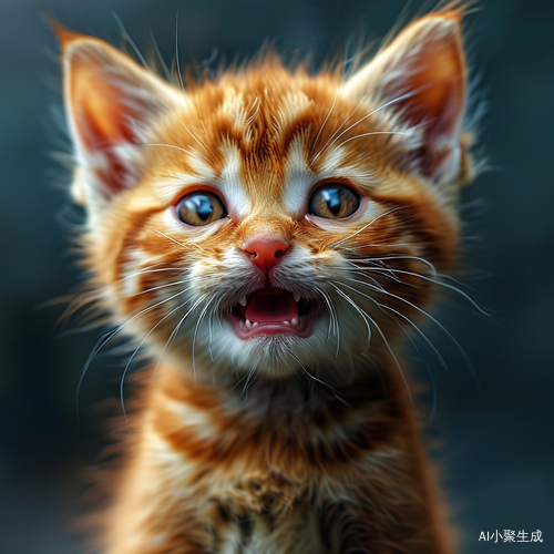 小花猫的情绪变化从大哭到开心大笑