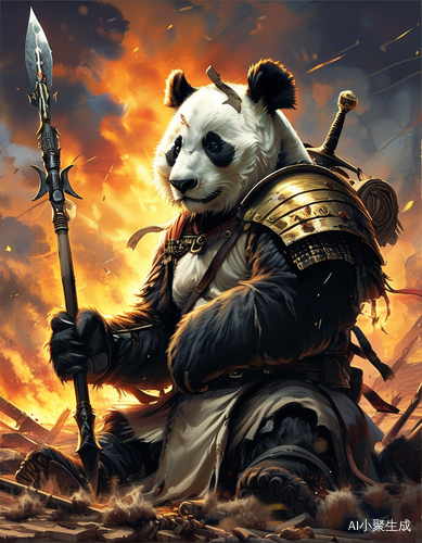 大熊猫在战火中的英勇斗士