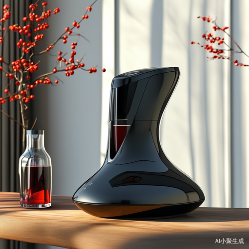 智能电动醒酒器一键操作快速醒酒便携设计