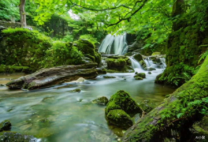 水在流动，鱼在游动