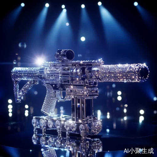 这把枪的旋转展示
