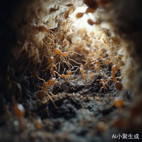 蚂蚁前往蚁后处的旅程